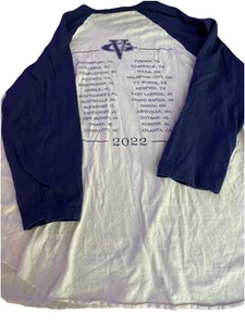 Camisa Vince Gill Tour 2022 Manga 3/4 Talla XL Ver Medidas Nueva - Imagen 1 de 4