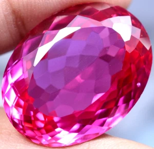 Piedra preciosa suelta extremadamente rara y natural 78,05 quilates SUNRISE RUBY GGL certificada - Imagen 1 de 14