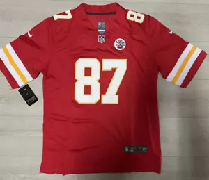 Travis Kelce #87 Chiefs Stitched Home Red Jersey Men M size - Picture 1 of 6