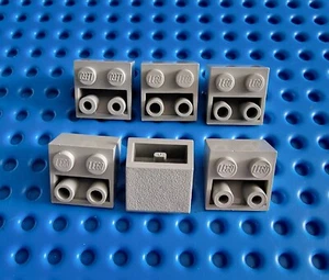 LEGO piedra inclinada Dachstein negativo 6x antiguo gris claro 2x2 Gray Slope Brick 3660 R3 - Imagen 1 de 1