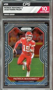 PATRICK MAHOMES 2020 Panini Prizm #124 CPG 10 - Picture 1 of 2