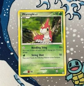 Wurmple 104/130 Diamond and Pearl Base Set Pokemon Card 2007 NM/LP - Picture 1 of 3