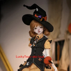 BJD Little Pumpkin All Saints Day Doll 1/4th Resin Ball Jointed Makeup Gift Toy - Picture 1 of 9
