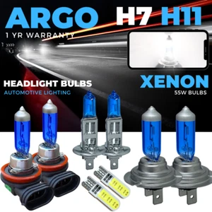 For Renault Megane MK2 55w Headlight Led White Xenon Fog Side Light Bulbs 02-09 - Picture 1 of 22