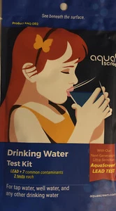 NEW Aqua Screen AQ-DR2 Lead + 7 Common Contaminants DRINKING WATER TEST KIT - Picture 1 of 6