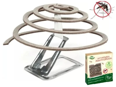 Mosquito Coil Spiral Repellent Smoke Incense with Holder Anti Bug Fly Pack of 10 - Image 1 of 4