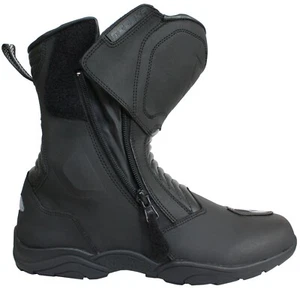 Modeka Arunas Size 37 Motorcycle Boots Waterproof 2fach Zipper - Picture 1 of 5