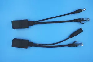 Power Over Ethernet Passive PoE Shielded Cable Kits RJ45 Black - Picture 1 of 3