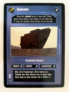 Star Wars CCG - Sandcrawler - Premiere (Limited) - Picture 1 of 1