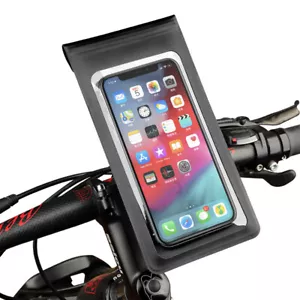 360° Motorbike Bike Bicycle Waterproof Phone Mount Case Holder For Mobile Phones - Picture 1 of 13