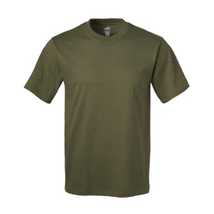 Soffe Men's Dri Performance T-Shirt 100% Cotton Moisture Management 905-OD Green - Picture 1 of 1