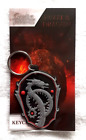 Serpent Keyring House of the Dragon Rubber and Steel.