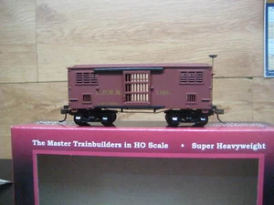 HO UNION PACIFIC RR  WOODEN VINTAGE FREIGHT CAR  1860 HORSE CAR #722003 U.P. - Picture 1 of 7