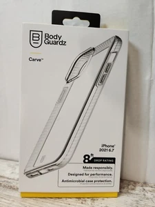 BodyGuardz Carve Case for Apple iPhone 13 Pro Max with Pureguard Clear OPEN NEW - Picture 1 of 6
