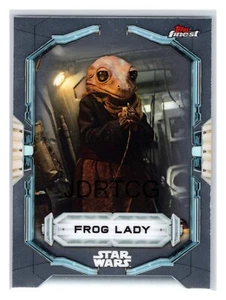 2022 Star Wars Topps Finest #38 Frog Lady The Mandalorian - Imagen 1 de 2