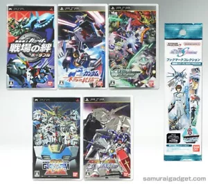 Mobile Suit Gundam: Battlefield & Trojan Horse & Memories & Vs. (+ Bookmark) PSP - Picture 1 of 24