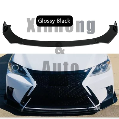Glossy Front Bumper Lip Spoiler Splitter For LEXUS CT200H 2014-2017 Foto 1 de 4