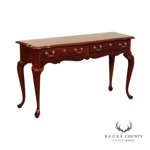 Pennsylvania House Queen Anne Style Cherry Console Table Cover