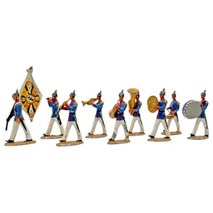 Set BANDIERI MILITARI PRUSSIANI vintage anni 70-80 tartaruga brigata di latta - Foto 1 di 24