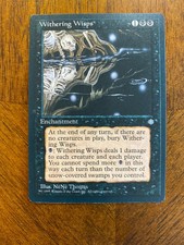 Withering Wisps MTG Vintage Ice Age Excellent/Near Mint (RG) 4RCards