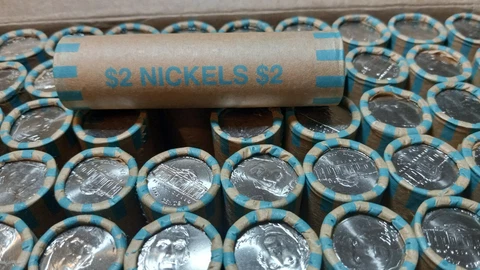 2016-P Rolls of Thomas Jefferson Nickels - 40-Nickels - OBW - Unsearched Cover