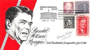 Inaugural: Ronald Wilson Reagan, Goldberg hand painted cachet [070122.1026]