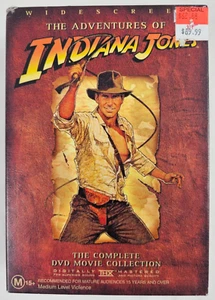 The Adventures Of Indiana Jones The Complete DVD Collection Trilogy PAL Region 4 - Picture 1 of 7