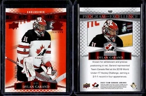 UD Team Canada World Jr 2022 Programa de Excelencia Exclusivos Dylan Garand/100 - Imagen 1 de 1