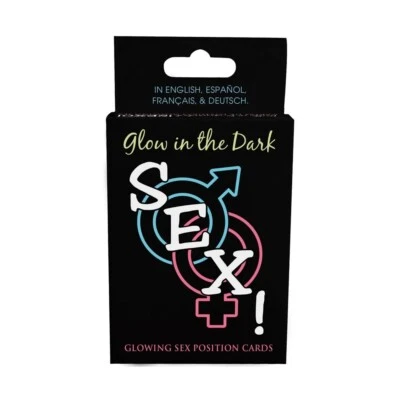 game  Glow-In-The-Dark SEX CARD GAME Adult Sexual Position Couples Foreplay Fun - Image 1 of 2