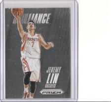 2013-14 Panini Prizm JEREMY LIN Brilliance Chrome Insert #3 Houston Rockets
