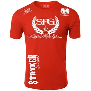 SFG Emblem Stryker Fight Gear MMA UFC Adult T-Shirt With FREE Venum Decal New - Picture 1 of 21