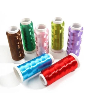 Single Strand Thread Twisted Silk Floss DIY Handmade Craft Strings 1600 Meters - Picture 1 of 52