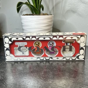 Coach Mini Fragrance Set - Legacy, Poppy Flower, Poppy & Signature Parfum - Picture 1 of 8