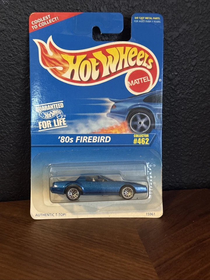 Pontiac Firebird #462 azul años 80 ruedas de encaje A2 Hot Wheels Foto 1 de 1