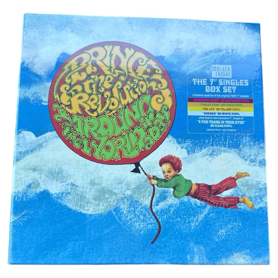PRINCE & THE REVOLUTION Around The World In A Day The Singles Vinyl Box RSD NEW - Image 1 of 2
