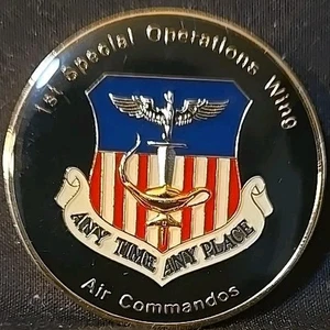 Moneta sfida 1° SOW Special Operations Wing Commander USAF US Air Force - Foto 1 di 2