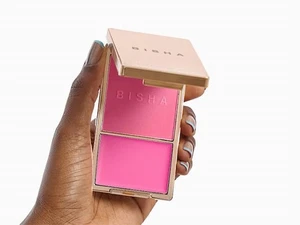 Rubor BISHA Essential Duo en Dubai (rosa brillante) NUEVO en caja - Imagen 1 de 1