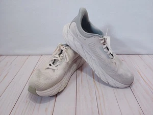 Hoka One One Mens Arahi 7 1147850 OKB Oat White Beige Running Shoes 11.5 D - Picture 1 of 11