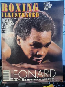 BOXING ILLUSTRATED Magazine MARCH 1984 LEONARD/ VERY GOOD - Picture 1 of 1