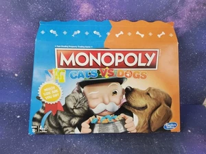 Monopoly Cats Vs. Dogs Board Game Limited Edition New In Sealed Box Hasbro - Picture 1 of 3