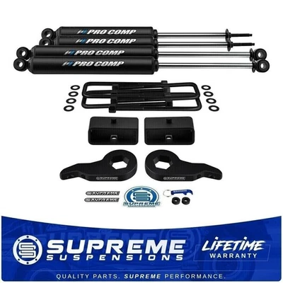 1-3" Front + 2" Rear Lift Kit + PRO-X Shocks For GM HD Suburban Yukon XL 2500 - Image 1 of 4
