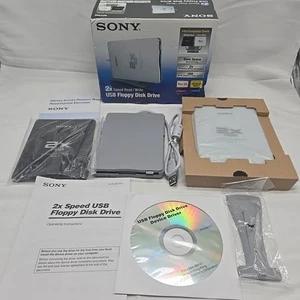 Sony Model MPF88E-UA 2X FDD 2X Speed USB Floppy Disk Drive New Open Box - Afbeelding 1 van 8