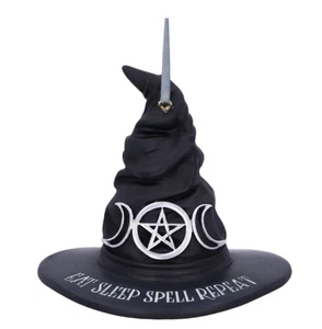 Eat Sleep Spell Repeat Hanging Witches Wizards Hat Ornament Decoration Christmas - Picture 1 of 2