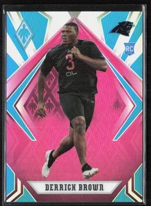 2020 Panini Phoenix Derrick Brown Rookie Pink /199 Panthers RC - Picture 1 of 2