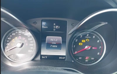 2015 C 级 OE 速度计集群 71K 英里 梅赛德斯-奔驰 — 第 1/4 张图片