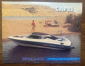 Bayliner Capri Boats 1991 folleto catálogo 1700 1800 1870 2000 2050 2272 + diversión - Imagen 1 de 4