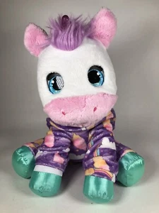 FurReal Hasbro Plush Unicorn Jammiecorn Purple Green 9” 2021 Works Lights Sounds - Picture 1 of 11