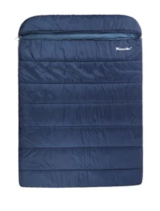 Saco de Dormir Moosejaw XL 2 Personas, 30 Grados, 88" x 66" Adulto, Azul Camping $124 - Imagen 1 de 7
