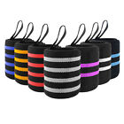 1 Pair Adjustable Wrist Support Training Barbell Wraps Wrist Protec@~@