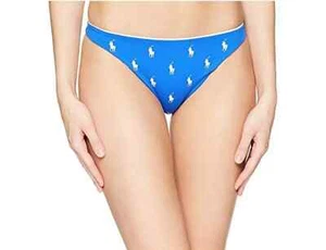 Polo Ralph Lauren Women's Icon Pony Reversible Bikini Bottom Size S - Picture 1 of 3